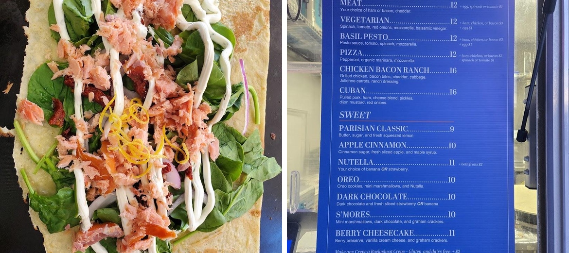 Crepes de Paris AK Menu